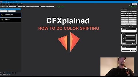 CFXplained - How to do color shifting on your Crystal focus 10 (CFX) lightsaber blade profiles