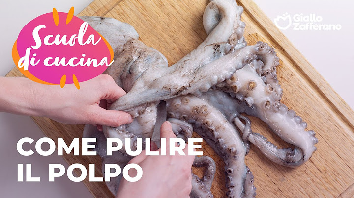 🐙 COME PULIRE e CUOCERE il POLPO - TUTTI I SEGRETI della SCUOLA di CUCINA di GZ😍✨