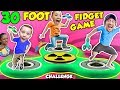 30FT GIANT FIDGET SPINNER GAME! Challenge