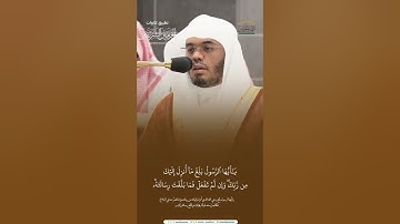 مقتطف من تلاوة فضيلة الشيخ أ.د. #ياسر_الدوسري من صلاة الفجر 3 صفر 1446هـ.
