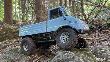 TAMIYA CC-02 MERCEDES-BENZ UNIMOG FOREST CRAWL - HILTON FALLS, ONTARIO #cc02 #tamiya #benz #unimog