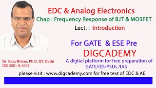 EDC & Analog Electronics Chap 10  BJT & MOSFET Frequency Response L1 Introduction