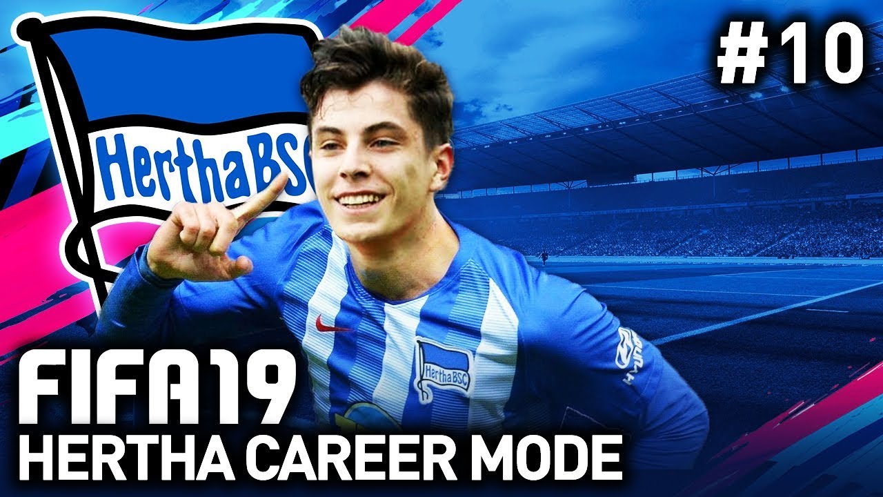 football score HAVERTZ MAKES HIS DEBUT! | HERTHA CAREER MODE #10