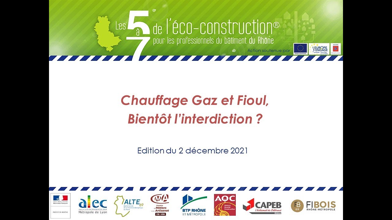 Chauffage Gaz et Fioul, bientôt l'interdiction? YouTube