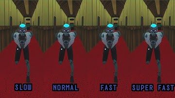 Smiling X 4 chase music in slow, normal, fast and superfast mode