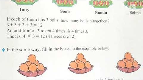 Class 3 Maths Multiplication || Std 3 Maths Multiplication Part 1