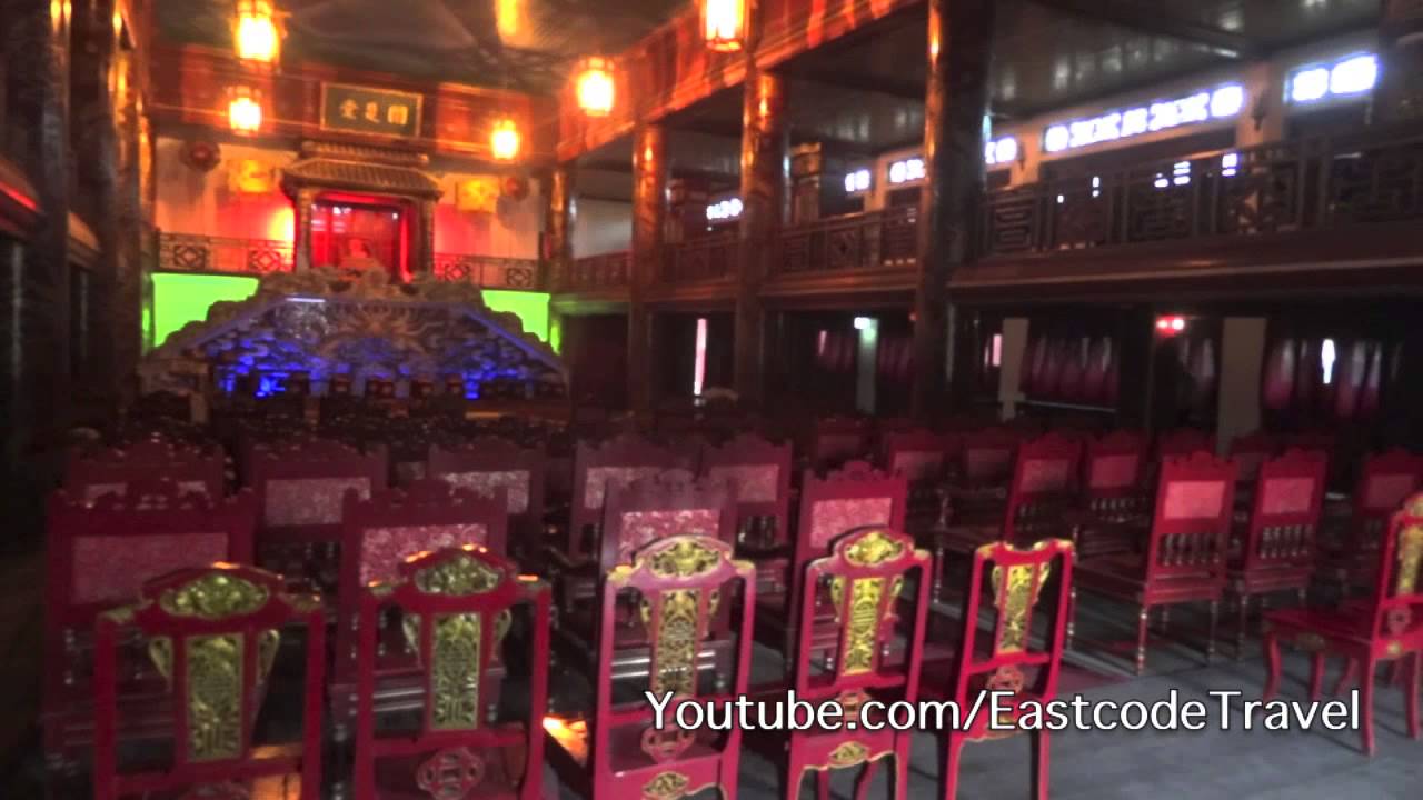 Hue royal theatre  in Forbidden Citadel   central  Vietnam
