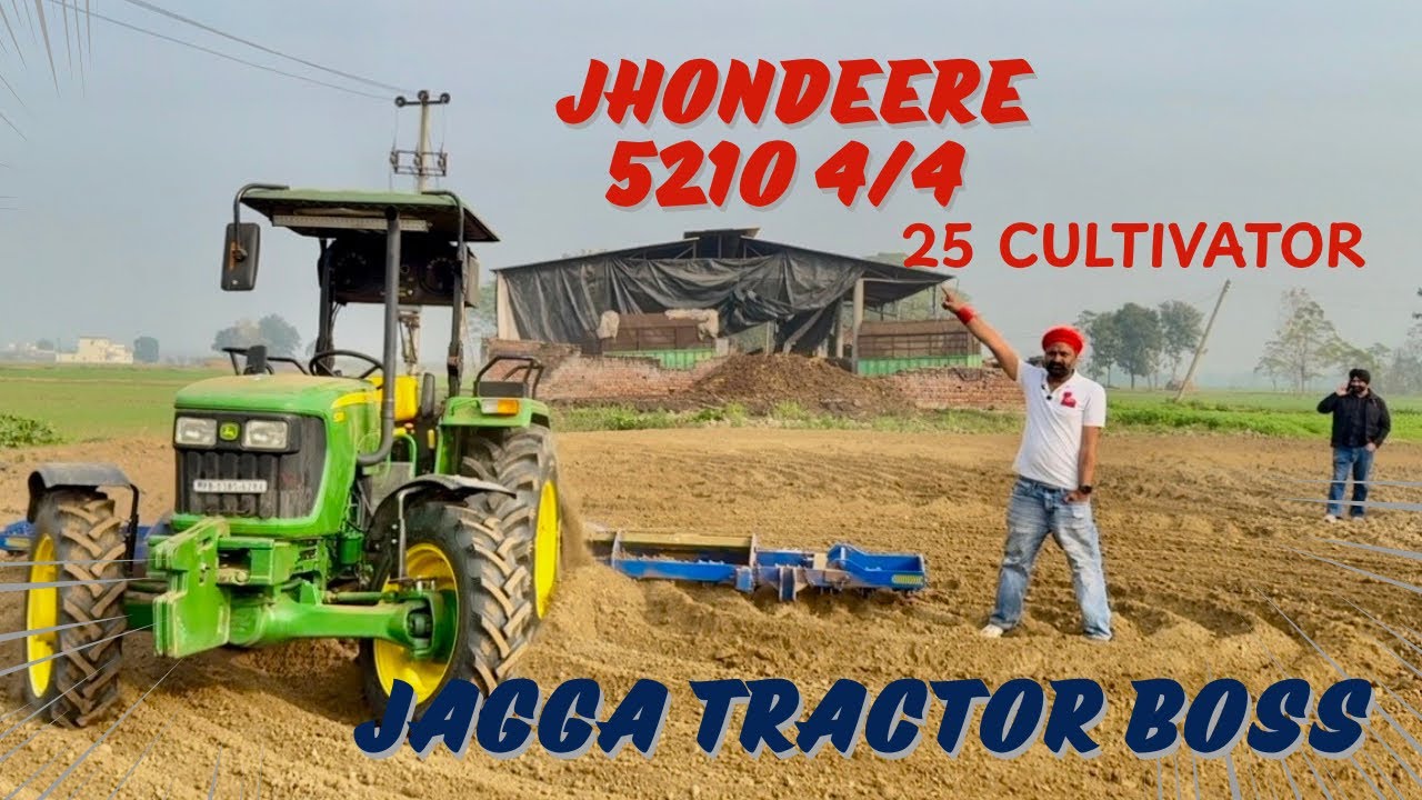 JHONDEERE 5210 4by4 / 25 hall / fully modified Power Check / JAGGA TRACTOR BOSS 