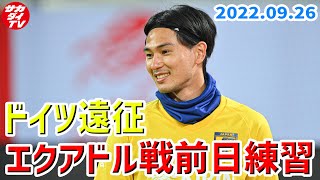 【日本代表】ドイツ遠征最後のトレーニング！W杯メンバー入りを勝ち取るのは？