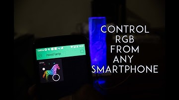 Smartphone Wifi Controlled RGB Mood Lamp ||  RGB tutorial || ESP8266 RGB Mood Lamp || Blynk Tutorial