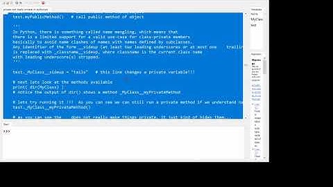 Are Private Properties and Methods Really Private in Python