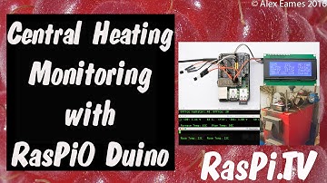 RasPiO Duino Central Heating Monitor