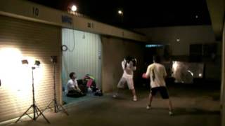 【Warehouse boxing gym IKIKAZE】Mass boxing4 2011/03/28