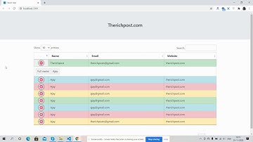 Reactjs Datatable Row Expand Working Demo