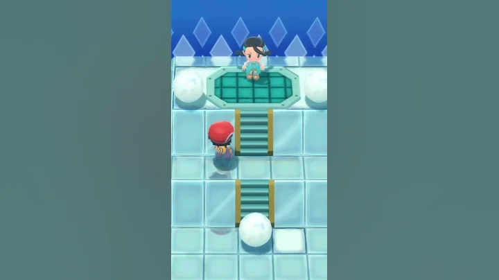 How to Skip the ice puzzle in Snowpoint Gym!! #shorts #pokemon