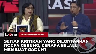 Setiap Kritikan Rocky Gerung Mengandung Kata-kata yang Kurang Pantas, Perlukah Dijerat Pidana? tvOne