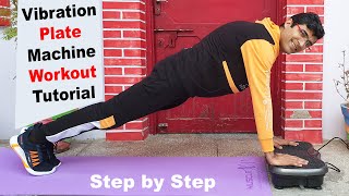 Vibration Plate Exercises | Vibration Machine Workout | For Belly Fat | Full Body Workout | Agaro