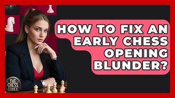 How To Fix An Early Chess Opening Blunder? - The Chess Codex