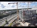 Construction du sige rgional dorange  villeneuvedascq 59  timelapse