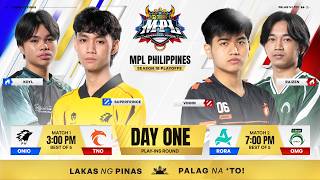 🔴 LIVE | MPL PH S18 | ENGLISH - Playoffs Day 1