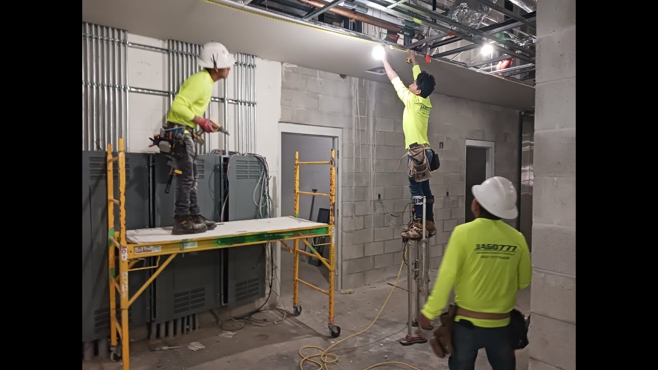 The Crew The Work,,, Hanging Drywall YouTube