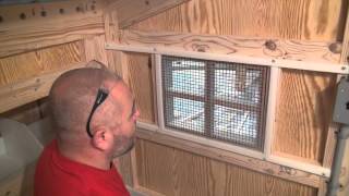coop chicken window polycarbonate