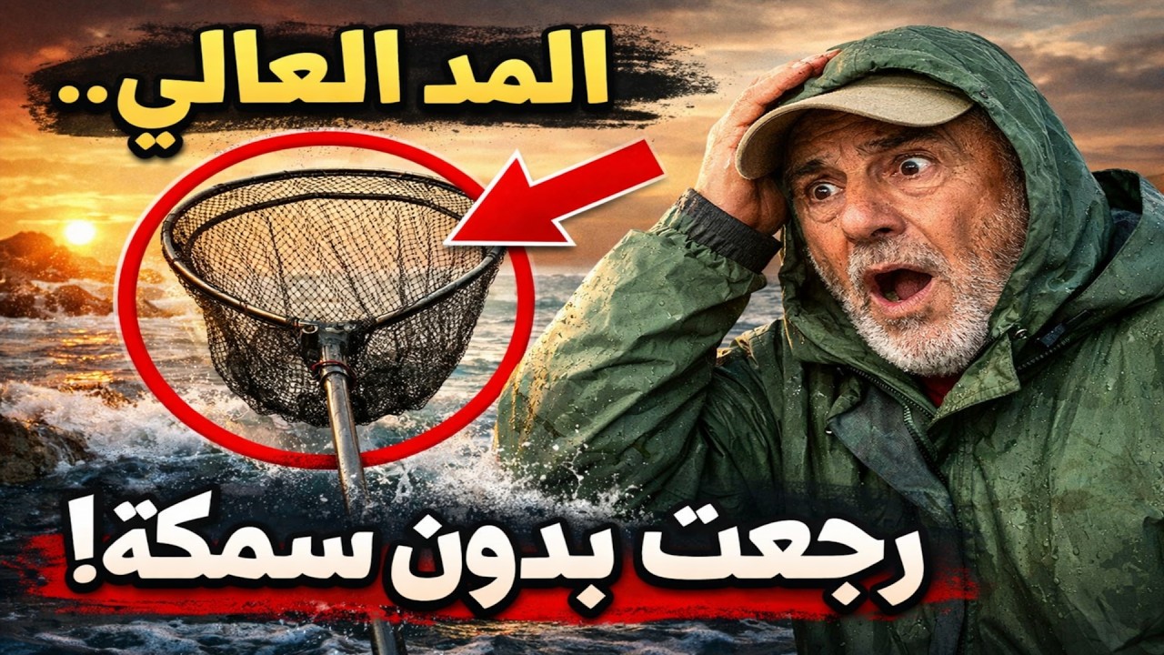 لماذا تعود من المد العالي بصفر؟ خطأ واحد يرتكبه تسعون بالمئة من الصيادين