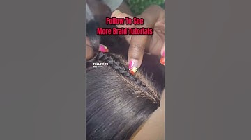 HOW TO ADD HAIR FOR FEEDING BRAIDS#shorts #hairtutorial #stitchbraids