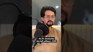 42.3% Graduates in India are left Jobless #shortvideo #youtubeshorts