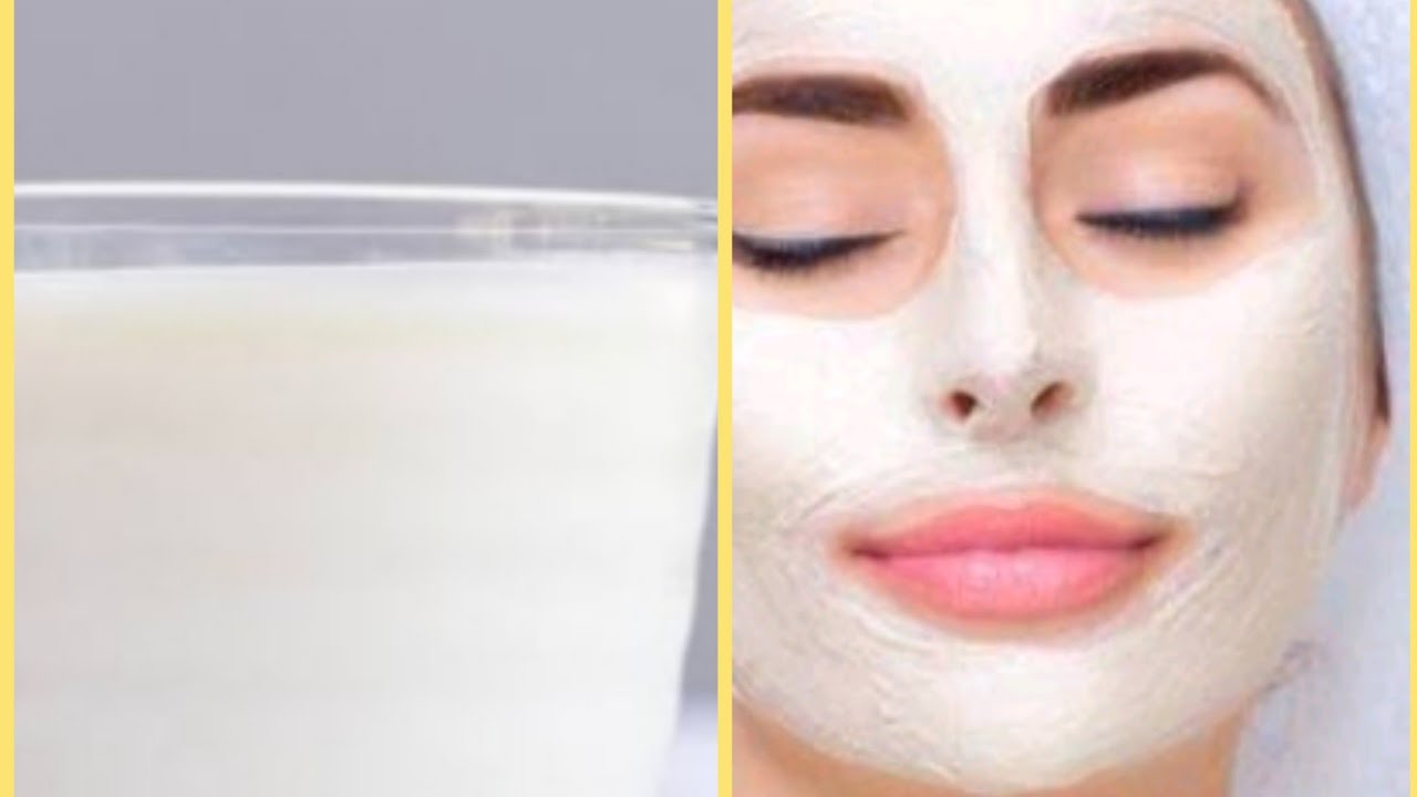 how to do milk facial at home for skin whiten skin YouTube