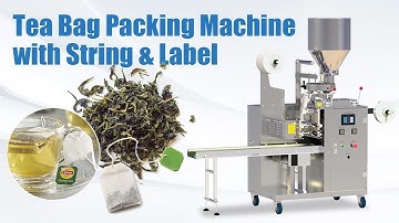 Tea Bag Packing Machine with String & Label