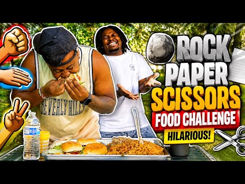 ROCK PAPER SCISSORS MUKBANG CHALLANGE *HiLaRiouS*