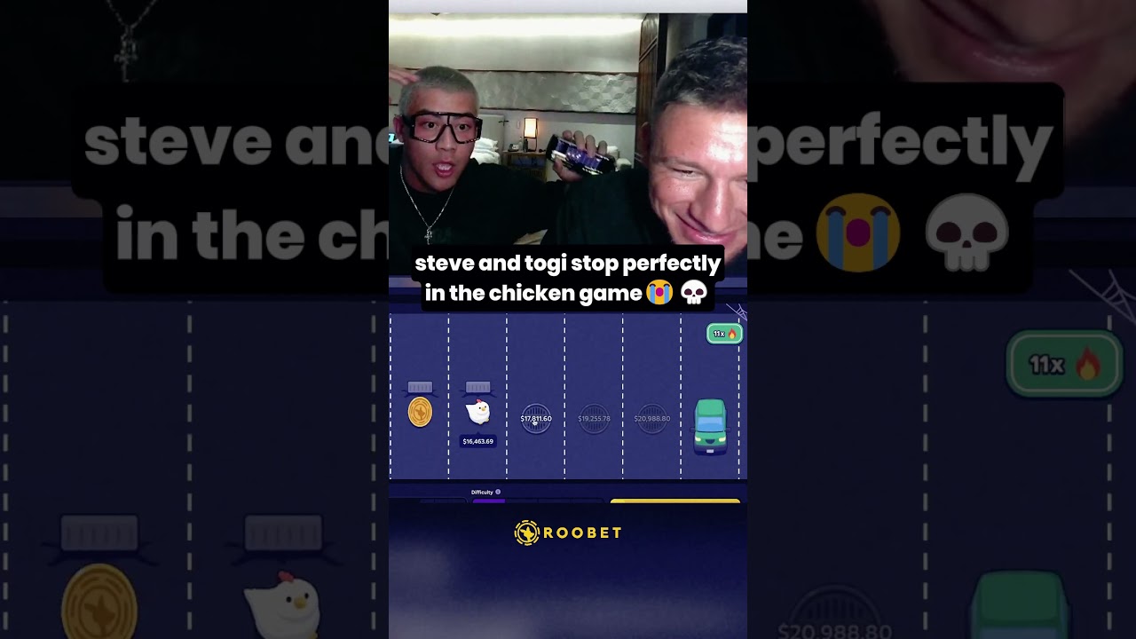 ag on789 net STEVE AND TOGI STOP PERFECTLY IN THE CHICKEN GAME!! 😭😂 casino slots roobet