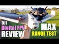 DJI Digital FPV System Review - Maximum Range Test (700mw) How Far on 4GLte Parrot Disco?