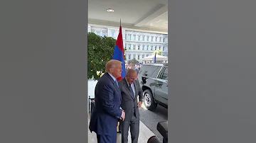 US President Trump Welcomes The Prime Minister Of Armenia To The White House 