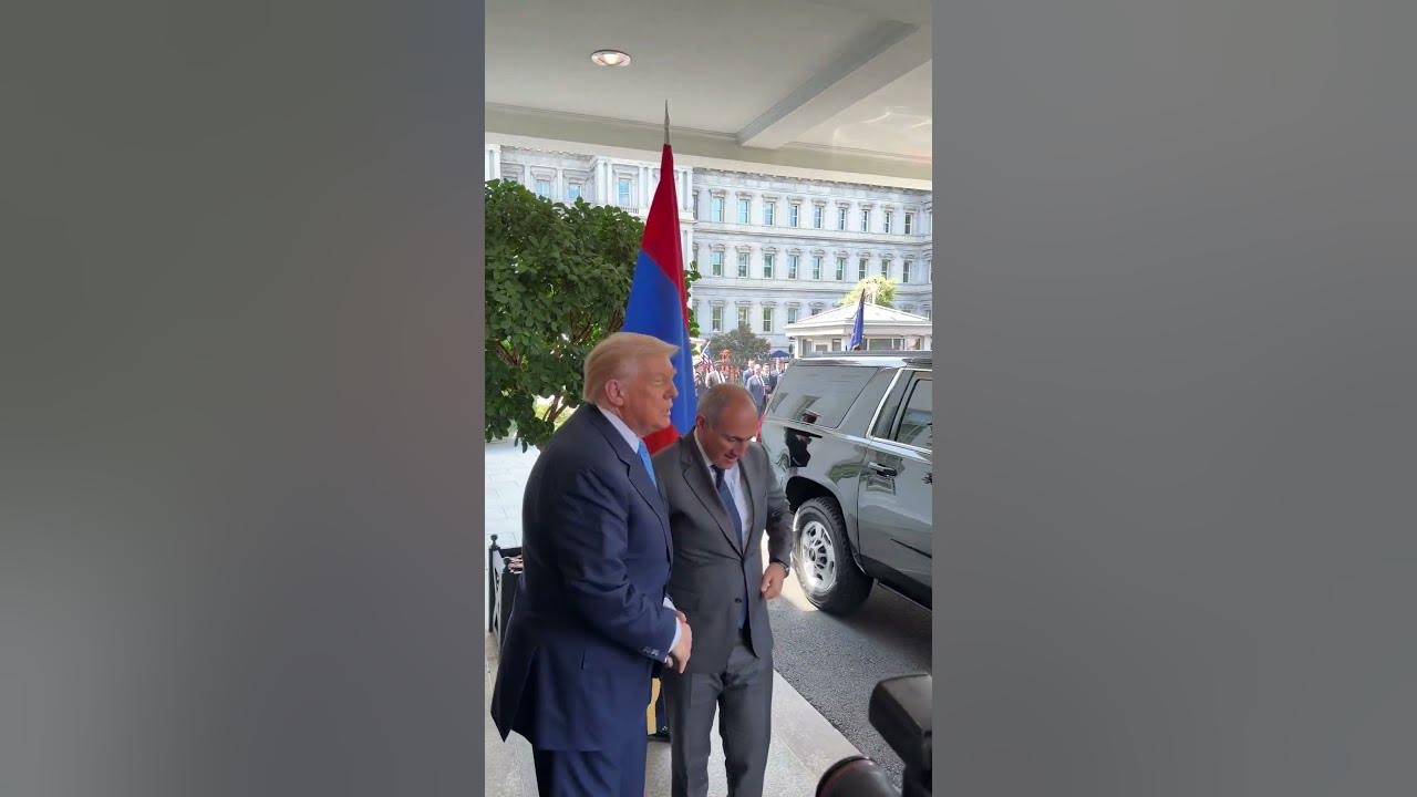 US President Trump welcomes the Prime Minister of Armenia to the White House