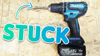 How To Remove A Stuck Drill Bit From A Makita Drill