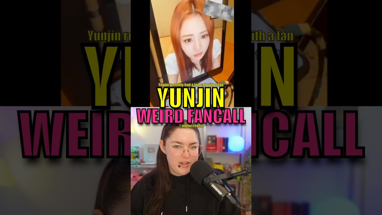 Le Sserafim Yunjin Awkward Fancall #lesserafim #kpop - YouTube