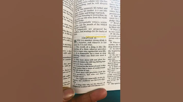 Proverbs 20:1,-8 #god #love #jesuslovesyou #jesus #live #prayer  #christianmusic #booktok #bible