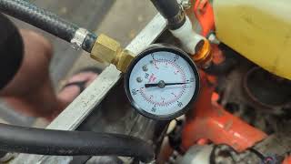 KTM 690 fuel pressure check