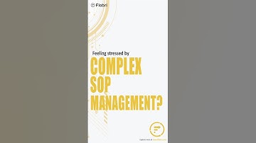Simplify  SOPs with Flobri!   #flobri #shorts  #sopmanagement