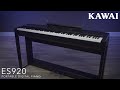 KAWAI ES920 88鍵 便攜式 高階數位電鋼琴 單主機款 黑色/白色 product youtube thumbnail