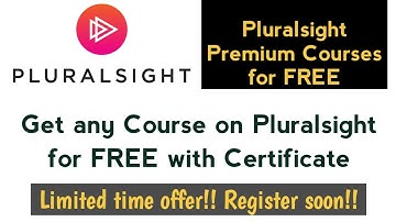 Get any Course on Pluralsight for Free with Certificate | Pluralsight Free Account | Free Week