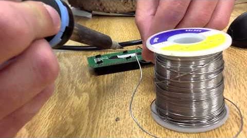 Soldering an LCD Display