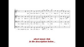 God rest you merry Gentlemen (Trad. Christmas carol) - TTBB Male choir arrangement + SHEET MUSIC!