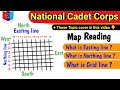 🔴 Easting line || Northing line || and Grid line in ncc || Ncc Class || #mapreading_in_ncc