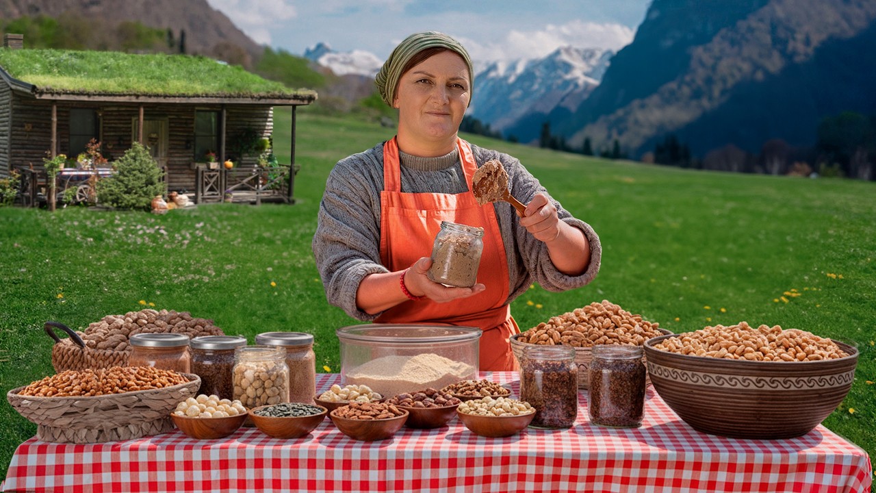 From Raw Peanuts to Peanut Butter | Traditional Village Cooking
