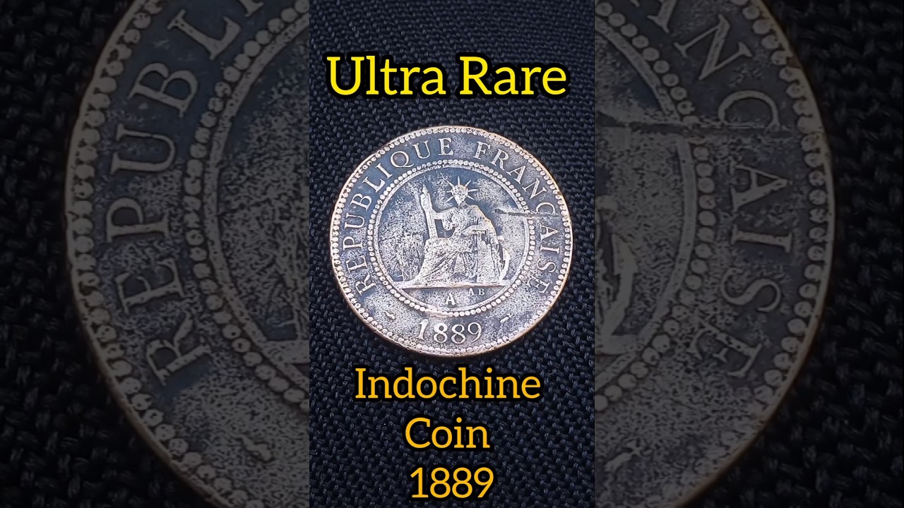 1889 INDOCHINE 1 CENTIME OLD RARE COIN ! 