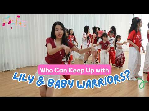 Who Can Keep Up with Lily & Baby Warriors? ⚡ Ultimate Dance Energy Challenge!