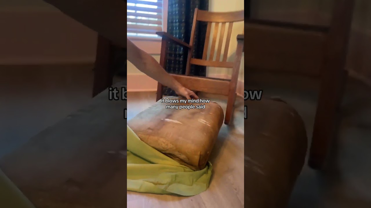 "RUINING" a rocking chair heirloom 😅 
